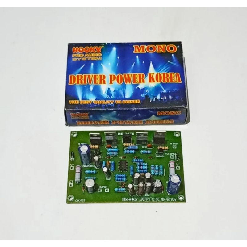KIT Driver PA Unggulan 1000W Apex B500 Power Korea Mono