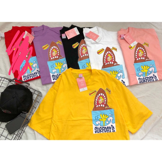 T-shirt lengan pendek longgar / kaos oversize unisex / t-shirt korea oversize / kaos korea oversize