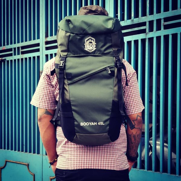 TAS SEMI KERIL HIKING OUTDOOR CARRIER IRCO 45L DAYPACK PENDAKI PRIA WANITA MOUNTAINEERING CAMPING