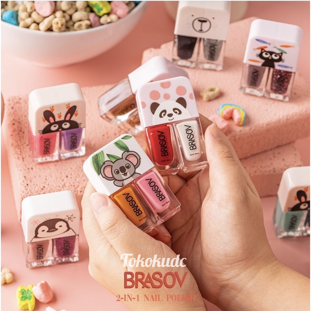 BRASOV NAIL POLISH 6ML 2IN1