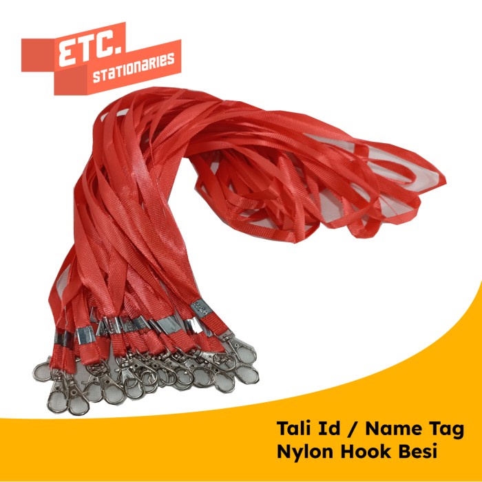 

Star Tali Id Card / Tali Name Tag / Nylon Hook Besi (Nylk) [20 Pcs] Gilaa!!!