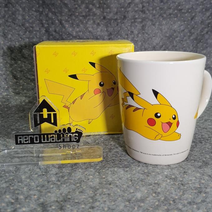 Merchandise Official - Gelas Mug Pokemon Pikachu Indomaret