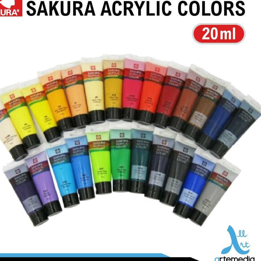 

Best Seller!! (eij-770) Sakura Acrylic Color 20ml - 02/03