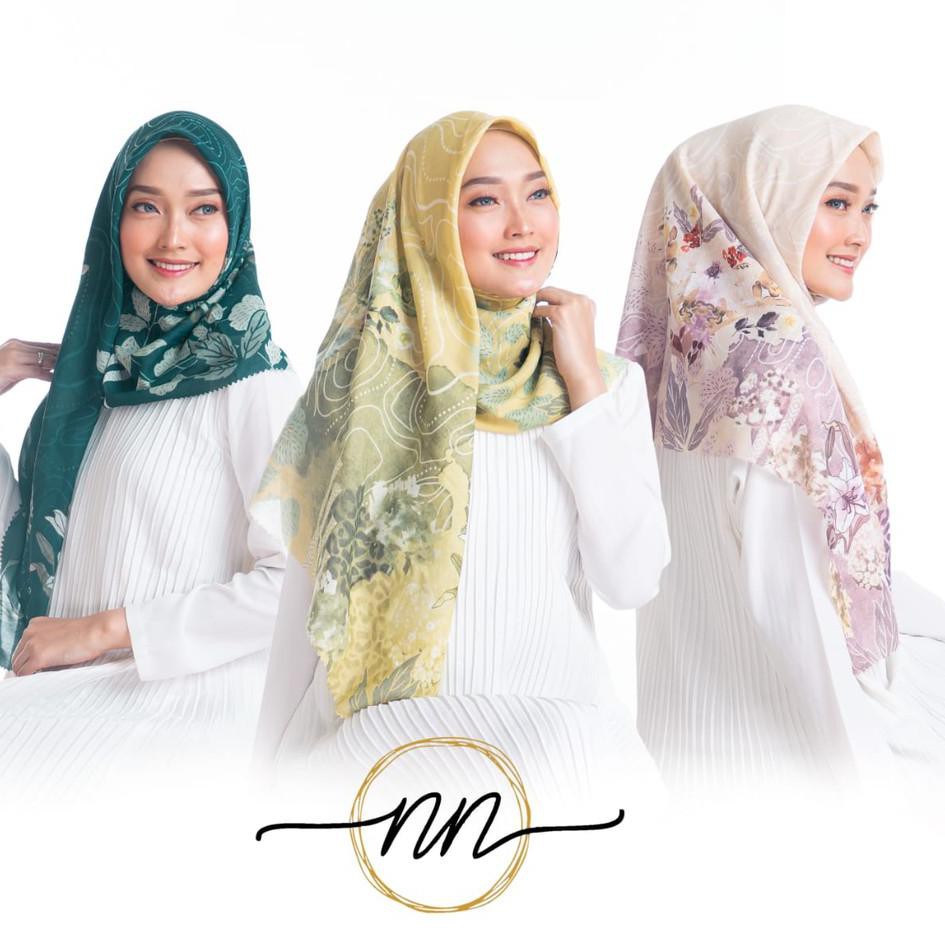 [AGEN] Kerudung Voal Motif Art Premium Quality Square Lasercut , Hijab Segi empat ,Grosir Murah Part