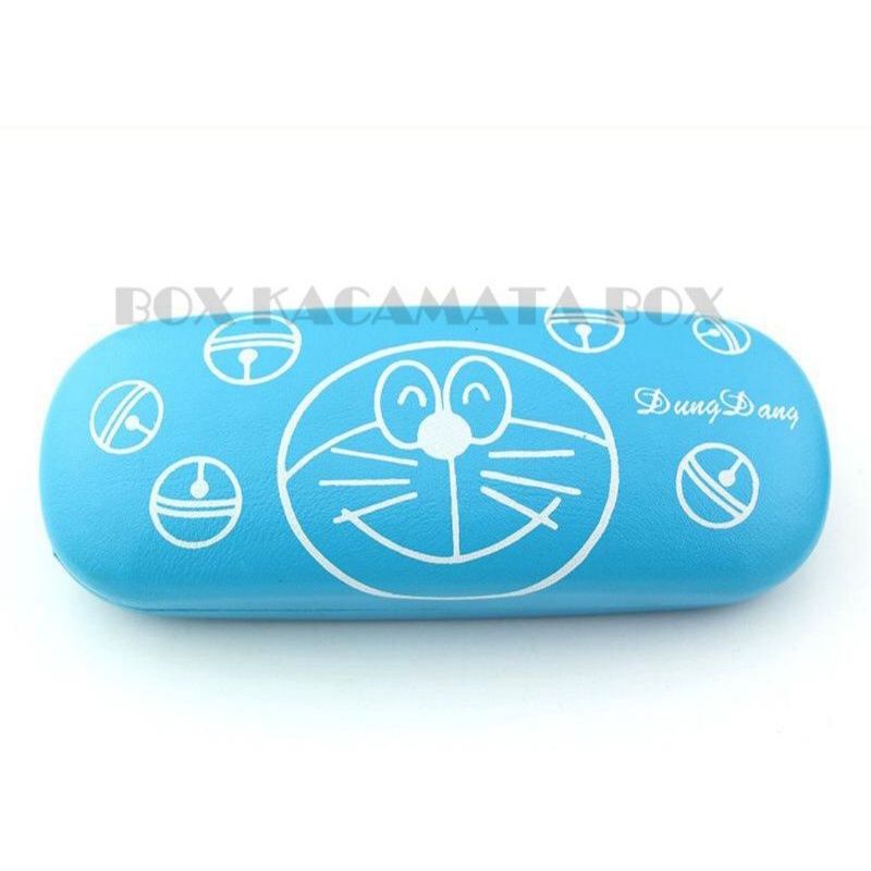 Box kacamata Doraemon biru / pelindung kacamata / box Doraemon / box kacamata kotak box