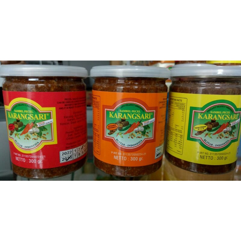 

Sambel Pecel Karangsari 300.gr