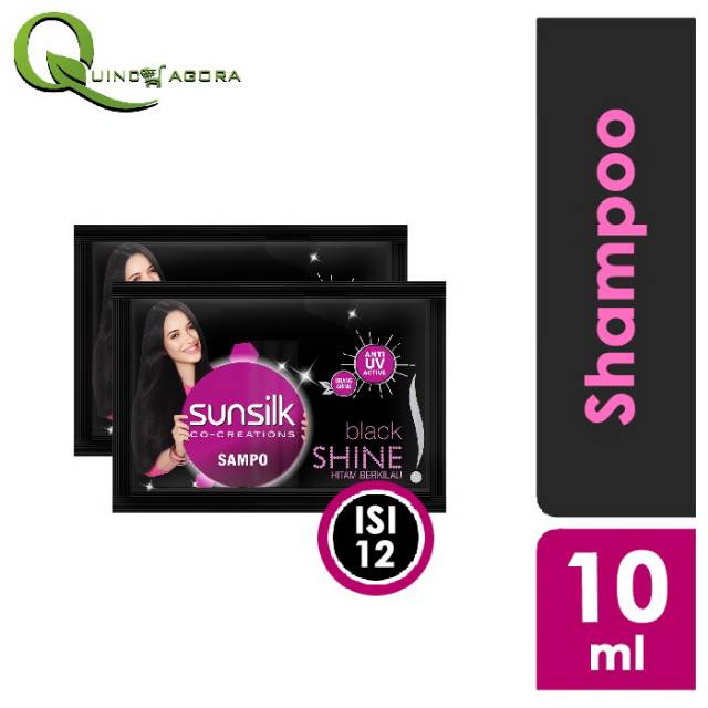 Shampo Sunsilk Sachet - Black shine 10ml