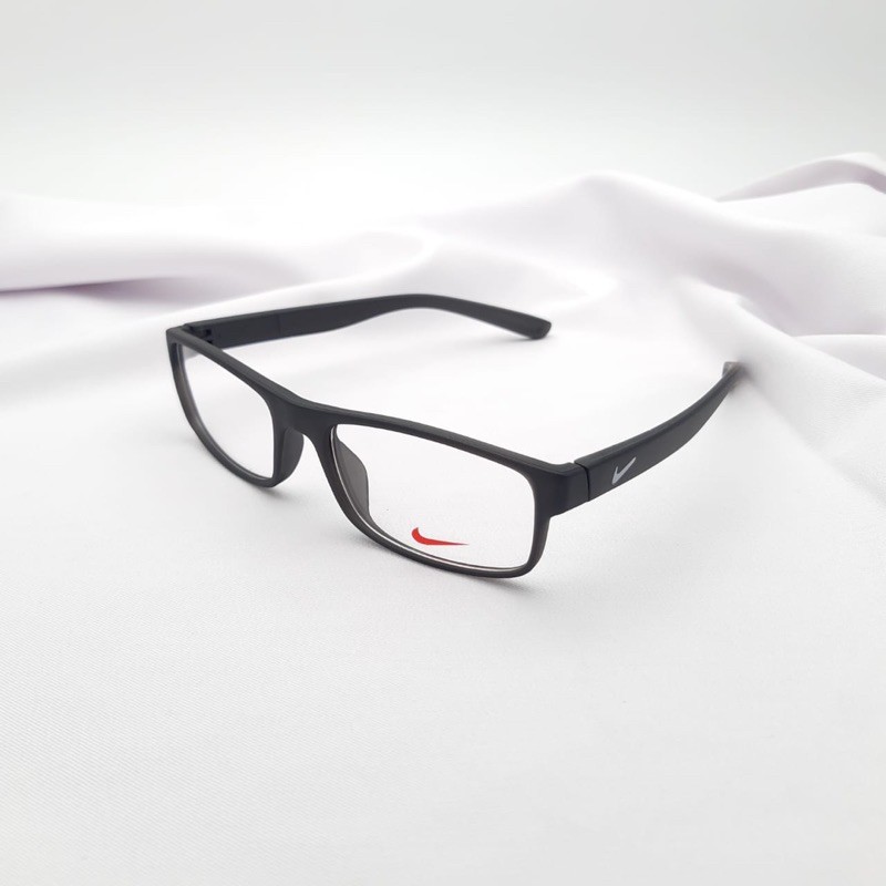 kacamata/frame NIKE 7090 paket lensa radiasi/photocromig free mines silinder plus