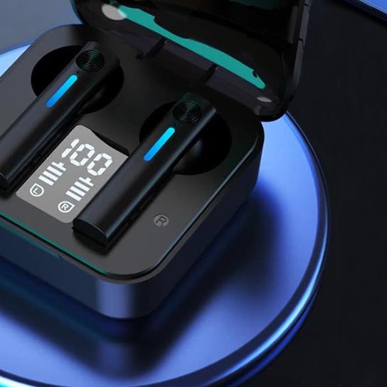 ✽ AIBAKE Headset Bluetooth TWS T13 Earphone Gaming dengan Mic Full Bass Fingerprint Kontrol untuk An
