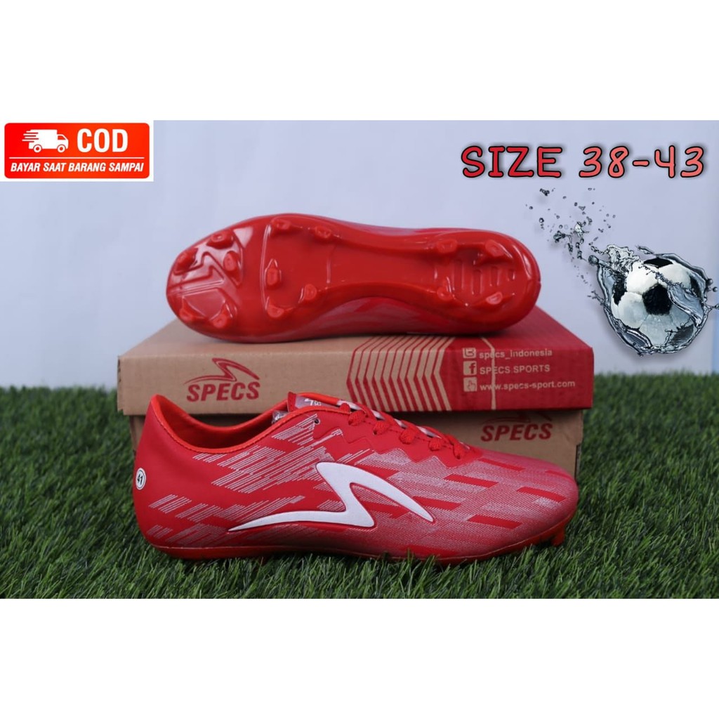 SEPATU BOLA SPECS Accelerator Merah / Specs LS Merah