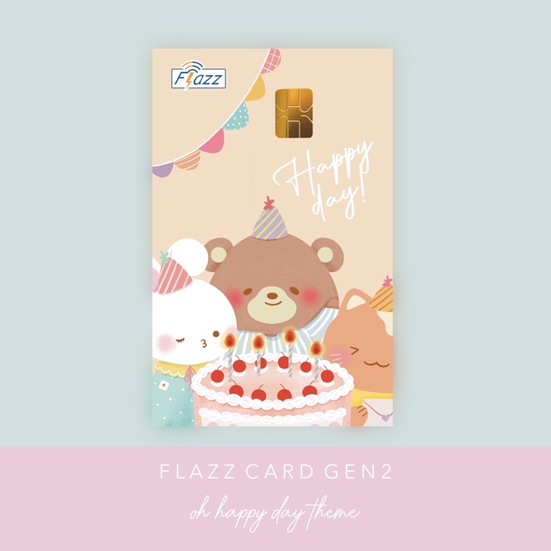 flazz card / e money : oh happy day theme