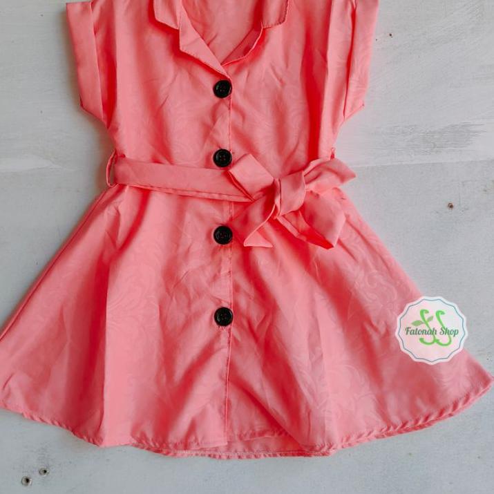 DISKON BRANDS FESTIVAL Dress anak 1 2 4 5 tahun andin baju anak cewek perempuan viral ikatan cinta (