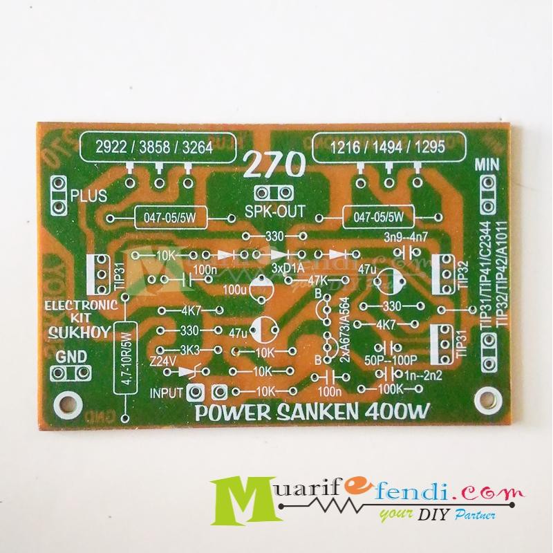 PCB Power Amplifier 400 Watt Sukhoy 270