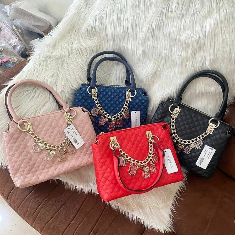 GUESS Quilted Passion Small Satchel Bag