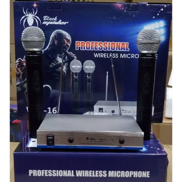 MIC WIRELESS BLACK SPIDER BW 16 ( HANDHLED )