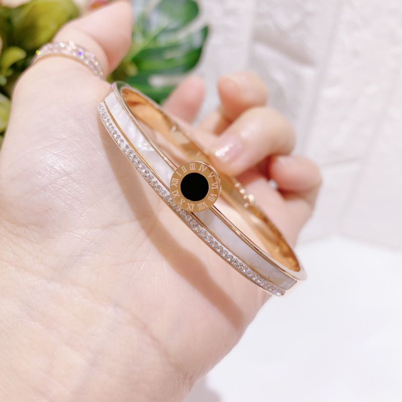 Gelang Titanium asli Rosegold Bvl Premium Quality Stainless steel ori Branded Band Gtt3