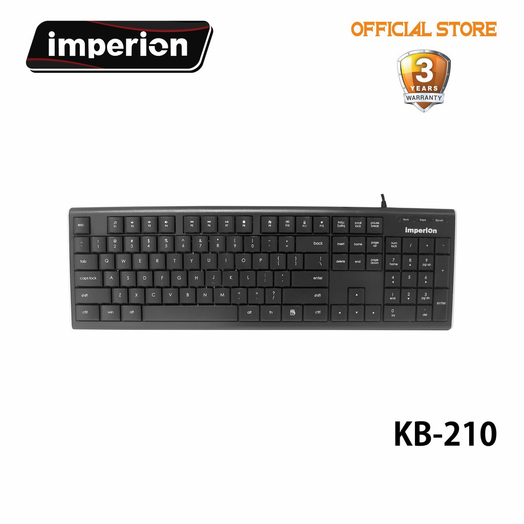 Imperion KB-210 USB Multimedia Keyboard Komputer - Keyboard PC