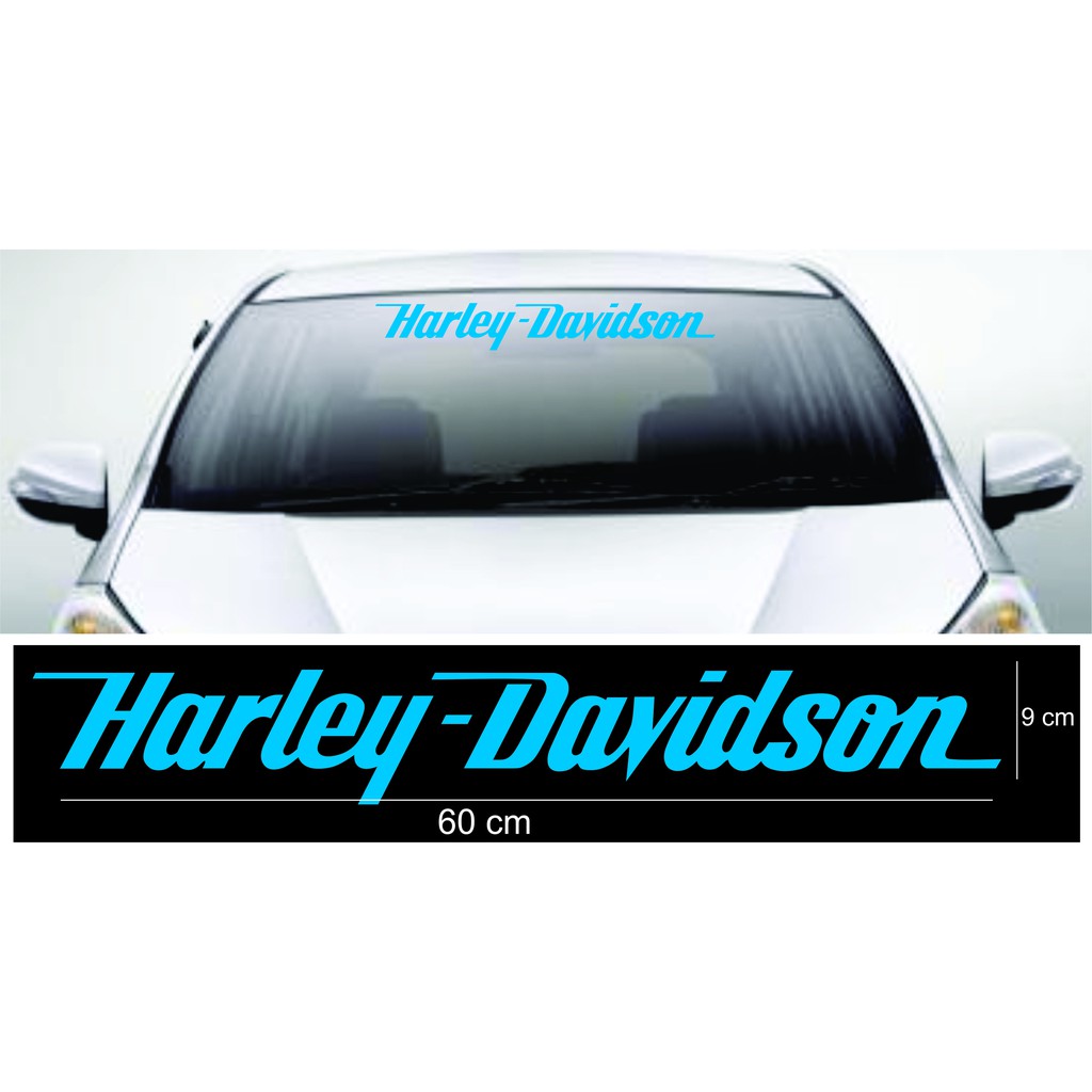 stiker harley davidson kaca mobil