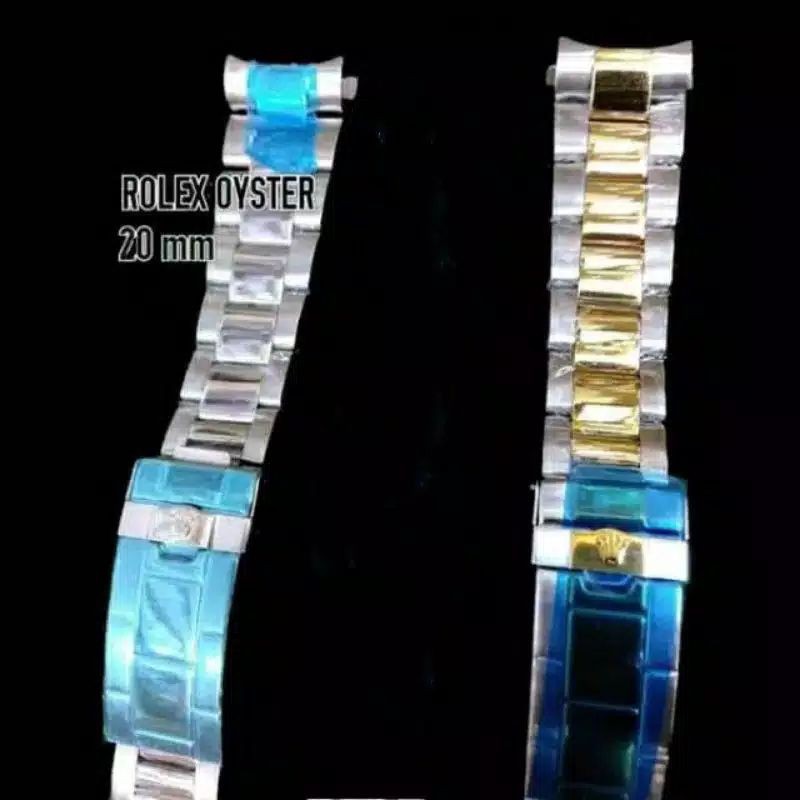 STRAP TALI JAM RANTAI STAINLESS ROLEX OYSTER UKURAN 20MM TALI JAM RANTAI ROLEX OYSTER 20MM