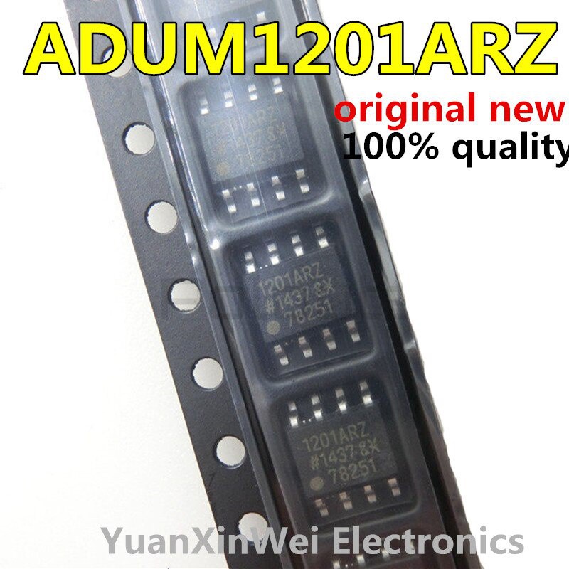 50pcs Chipset ADUM1201 ADUM1201ARZ 1201ARZ sop-8 100% Baru