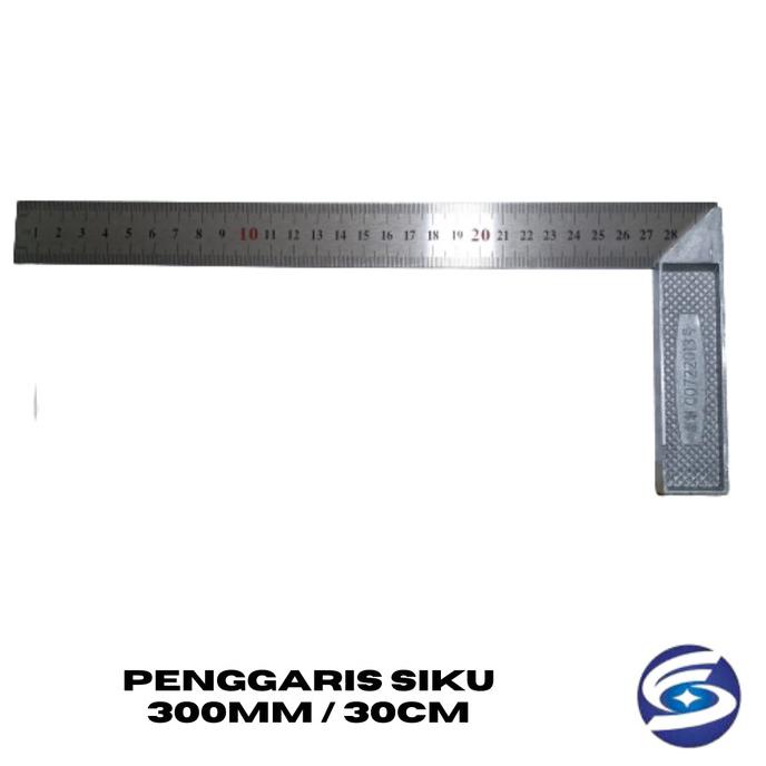 

Penggaris Siku Stainless Steel 300mm / Penggaris Siku 30cm ptfutur57 Kualitas Baik