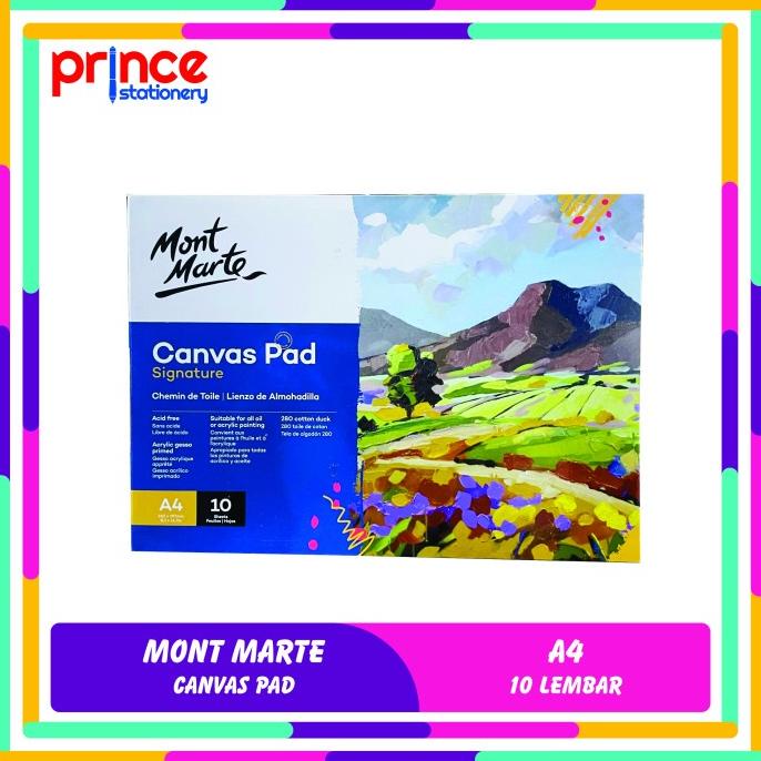 

MONT MARTE CANVAS PAD A4 ISI 10 LEMBAR