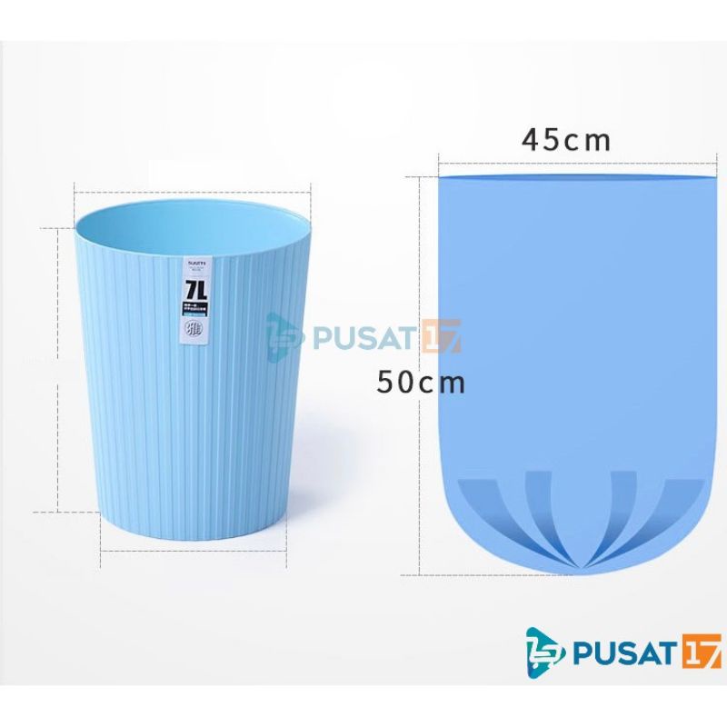 KANTONG PLASTIK SAMPAH 45×50 cm isi 20 lembar/kantong plastik gulung roll