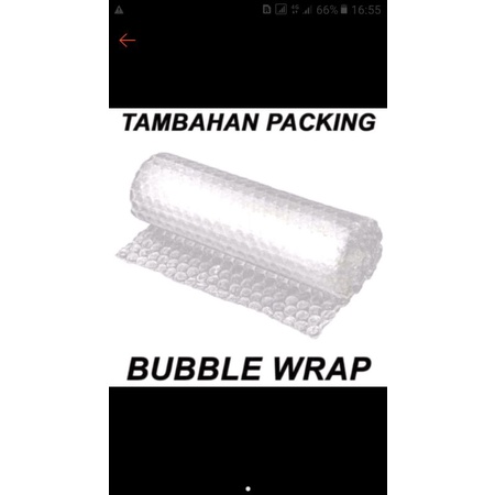 

bubble wrap tambahan packing permeter