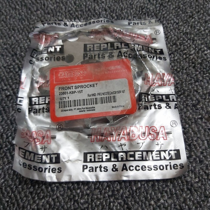 GEAR DEPAN GL NEOTECH, MEGAPRO 15T HAYABUSA