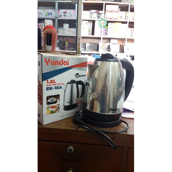 Electric Kettle 1.8L Stainless Steel EK-18B Yundai