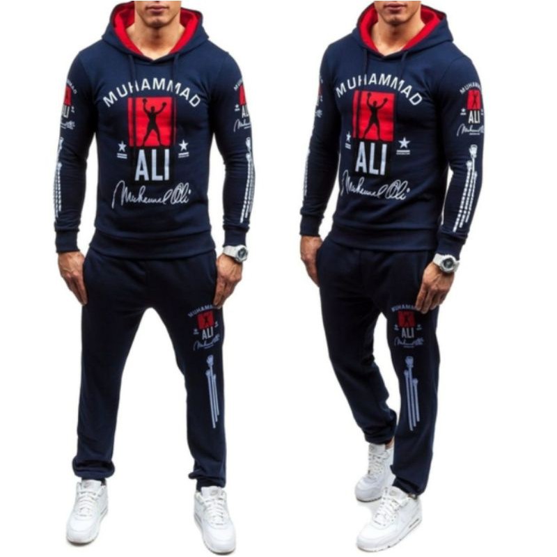 COD/ARPIOS SHOP - Setelan ( Hoodie + Jogger ) MUHAMMAD ALI - Setelan SATU SET Model Terbaru