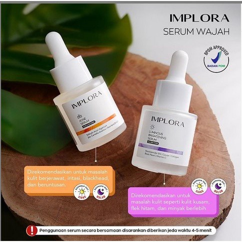 IMPLORA SERUM WAJAH FACE SERUM 20 ML ORIGINAL 100% [SWEETSPACE]