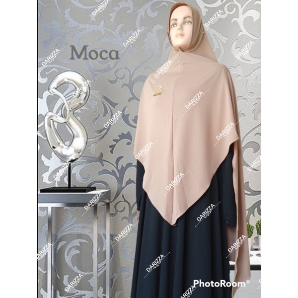 Khimar Anatari Ori FO hijab Jersey Syari-Moca