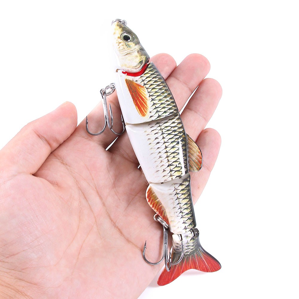 Hengjia 1pc Umpan Pancing Ikan Minnow Imitasi 15.5cm / 41g Bahan Plastik