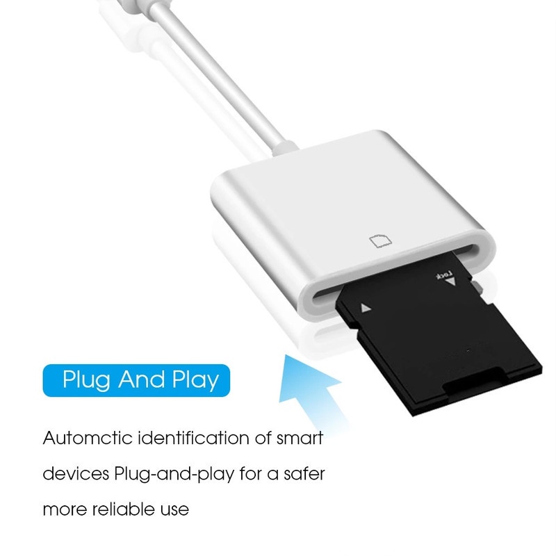 Card Reader / OTG Tipe C 2 in 1 Untuk Smartphone Android / Tablet