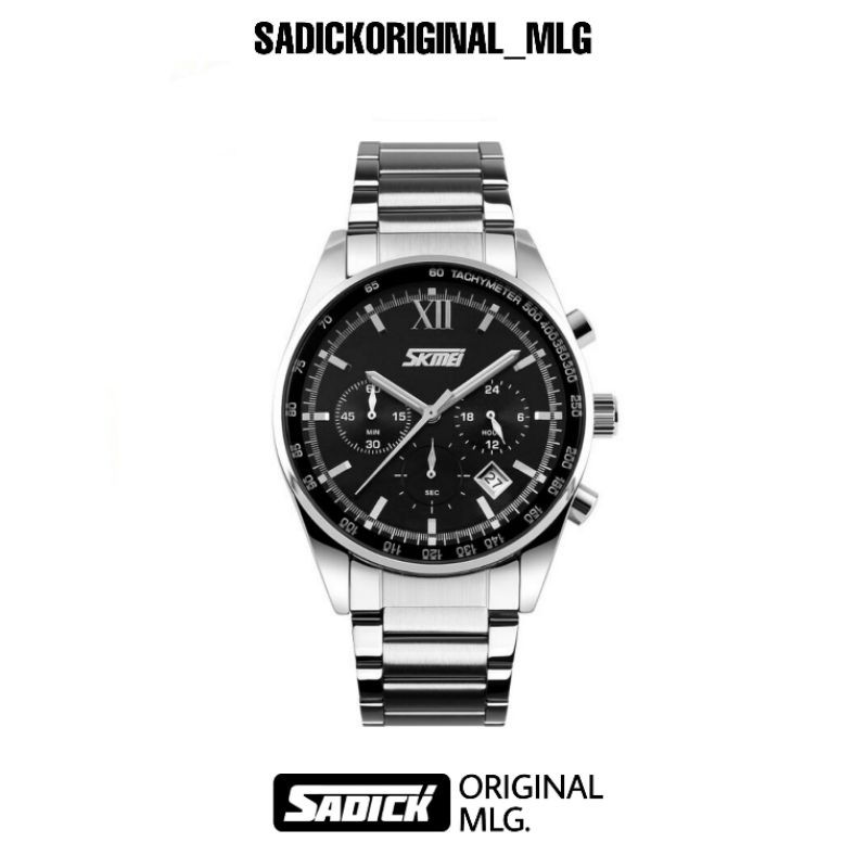SKMEI Jam Tangan pria 9096 skmei stainless Skmei 9096CS original / Skmei Original / Analog