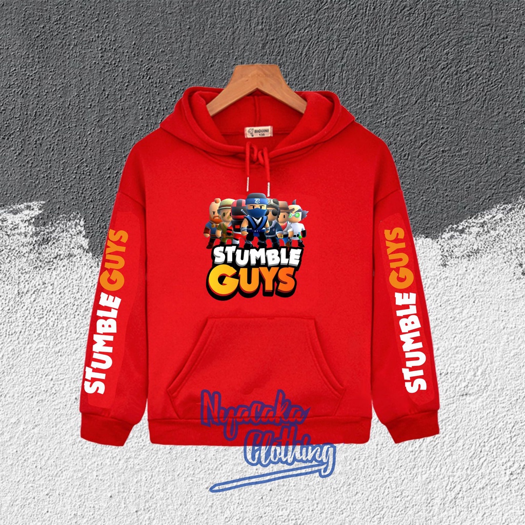 JAKET HOODIE ANAK GAME STUMBLE GUYS TERBARU