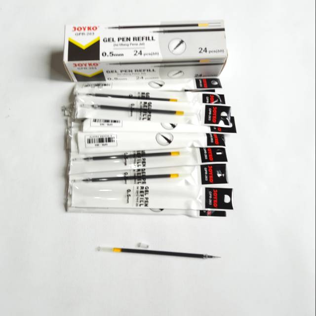 

ISI PULPEN GEL JOYCO - GEL PEN REFIL JOYCO GPR -263 ISI 24 PCS