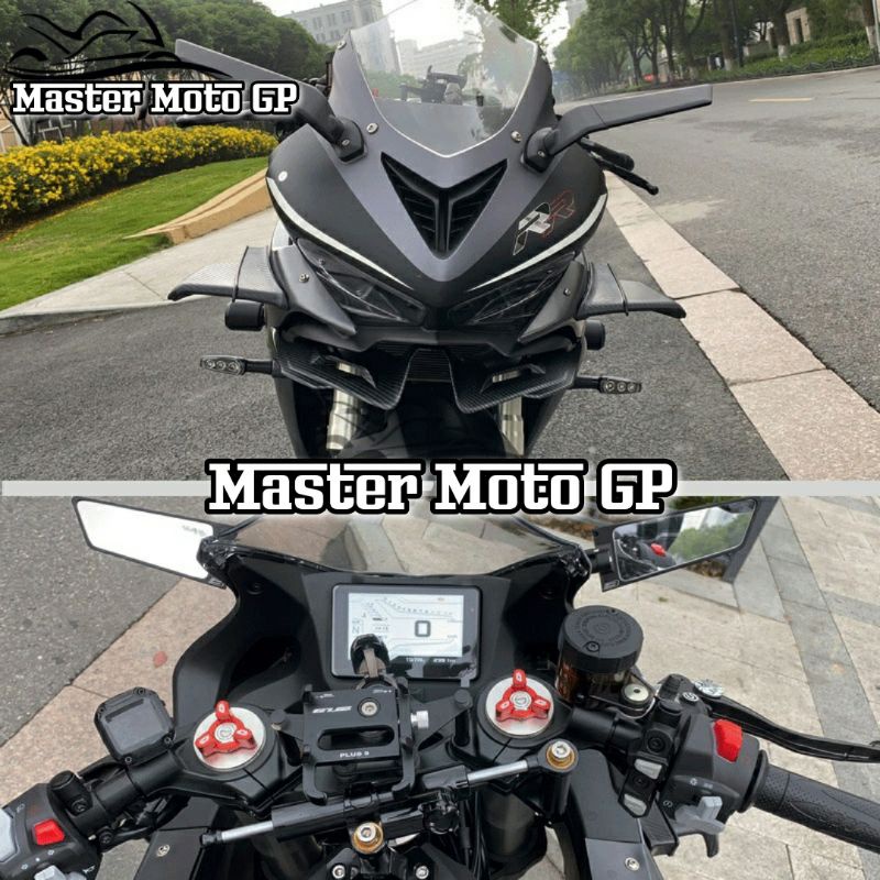 spion winglet spion fairing aluminium baja Spion winglet stealth zx25R R25 R15 CBR250RR ZX636 Ninja250FI ninja250 carbu Xabre GSX Nmax Xmax