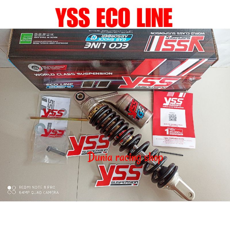 Shock YSS ECO LINE Vario 125 Vario 150 Mio Fazzio Xeon Beat Scoopy X ride Vario 110 Spacy Mio M3 Fino Mio j Freego Lexi Genio 315MM 330MM Original YSS