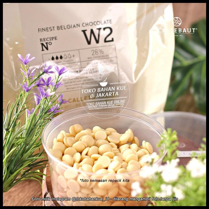 

Callebaut W2 White Chocolate Couverture 2,5Kg Callets Cokelat Putih