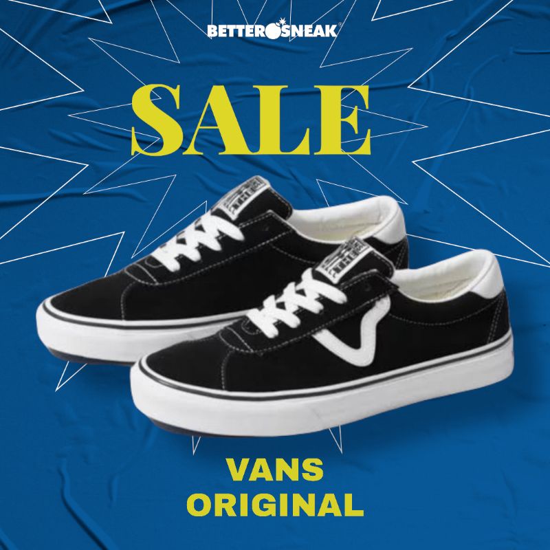 Vans Epoch Sport Classic Black White Original