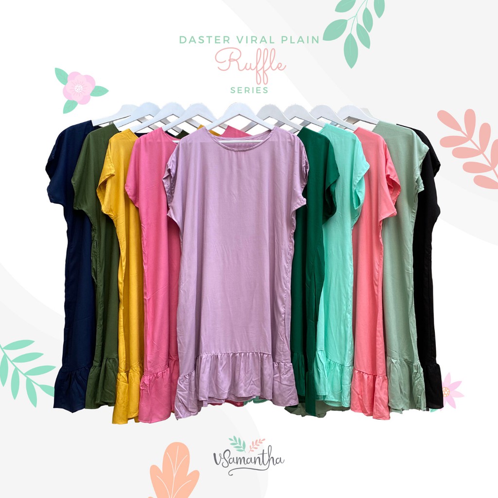 

vSamantha - Daster Viral Ruffle Series ( Rayon Premium )