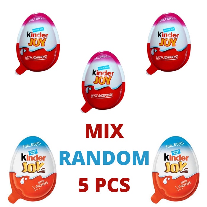 

504Oekh Cokelat Kinder Joy Boys Girls Coklat Mainan Kejutan 20Gr X 5 Mix Var 6J4727iyfi