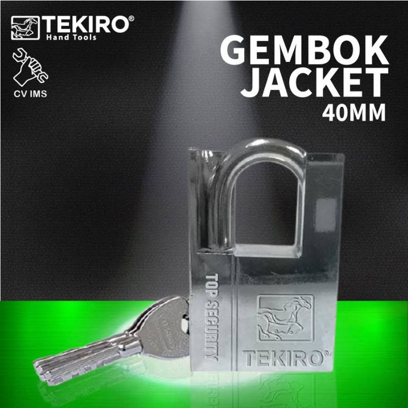 Gembok Jaket 40mm Tekiro Original