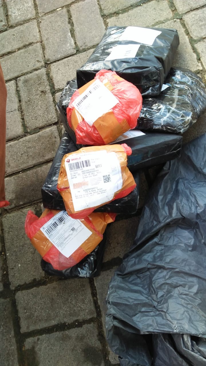 Ball Valve Pvc 3/4 Gagang Stainless  Dilapisi Karet Mdn