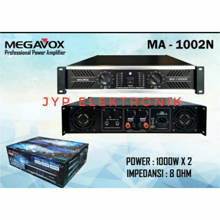 POWER AMPLI MEGAVOX MA 1002N / MA1002N / MA 1002 N ORIGINAL
