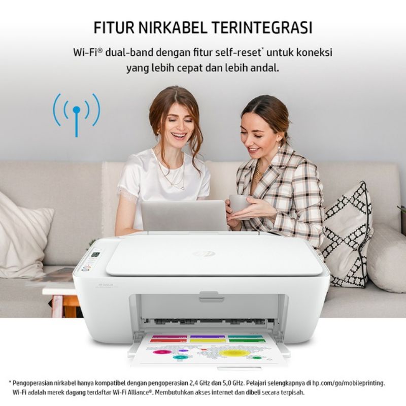 Printer HP Deskjet Ink Advantage 2775 Multifungsi Print Scan Copy Wifi