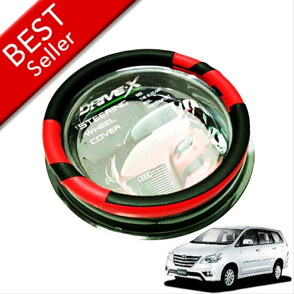 Sarung Ster Cover Stir Toyota Kijang innova merah  klo1504
