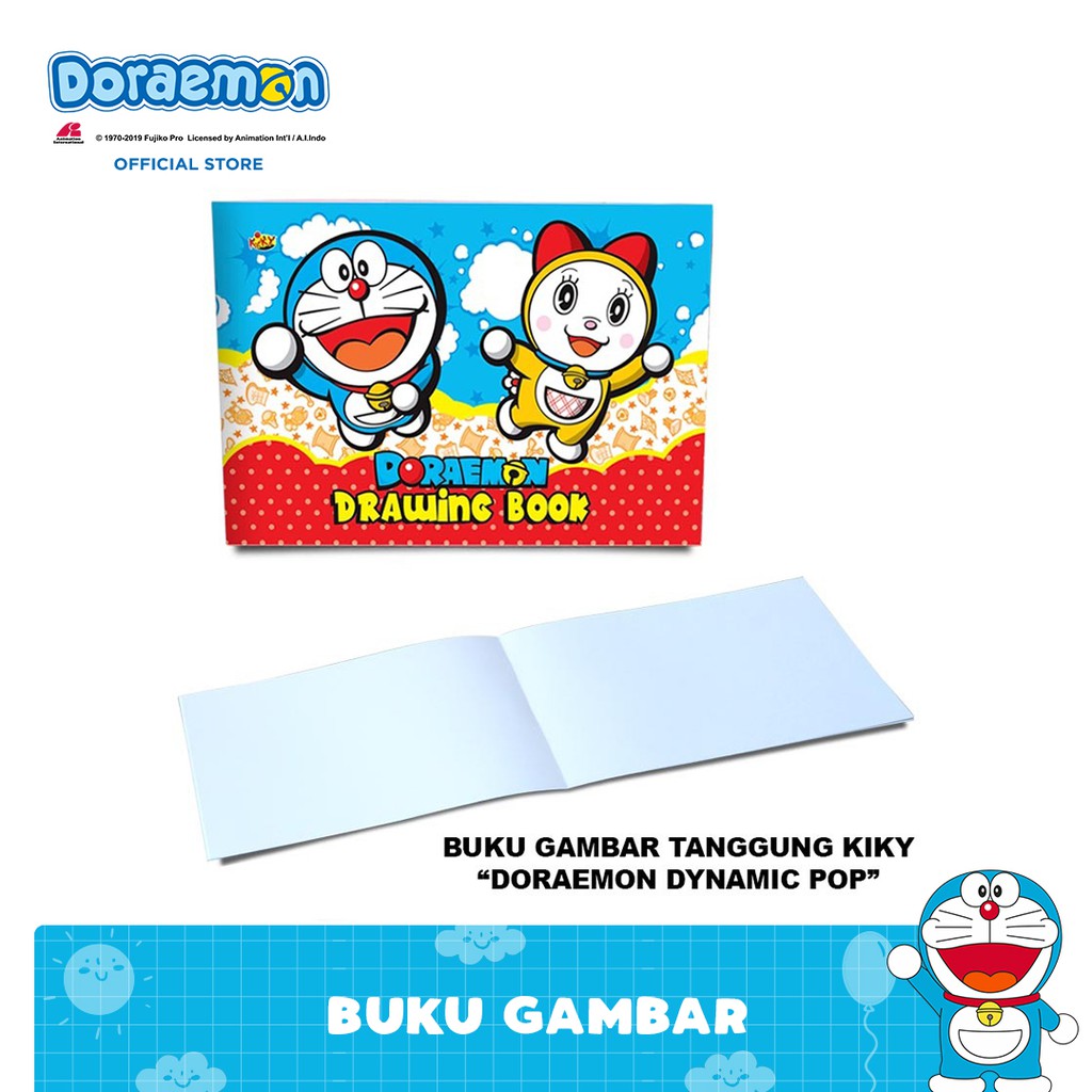 Doraemon Buku Gambar Tanggung Kiky - 1 Pack Isi 5